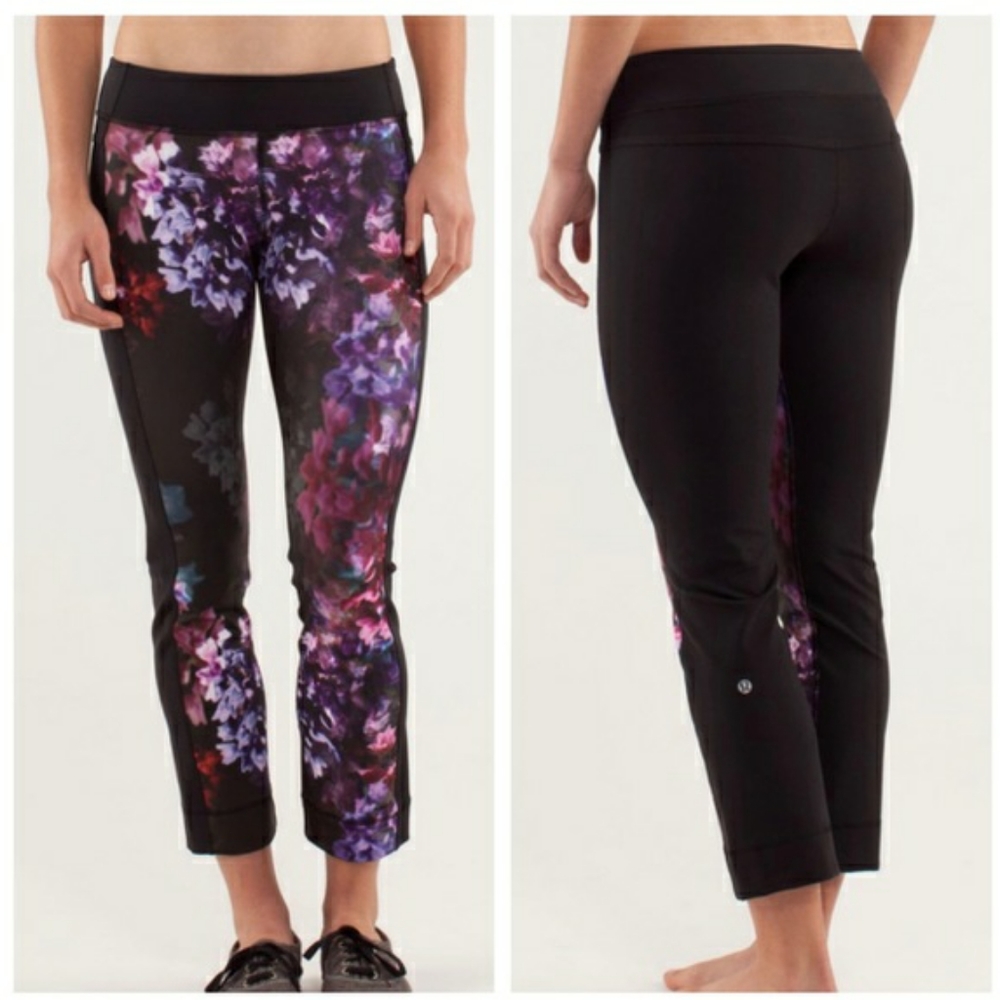 lululemon Root Chakra Pant black/Floral Multi 6